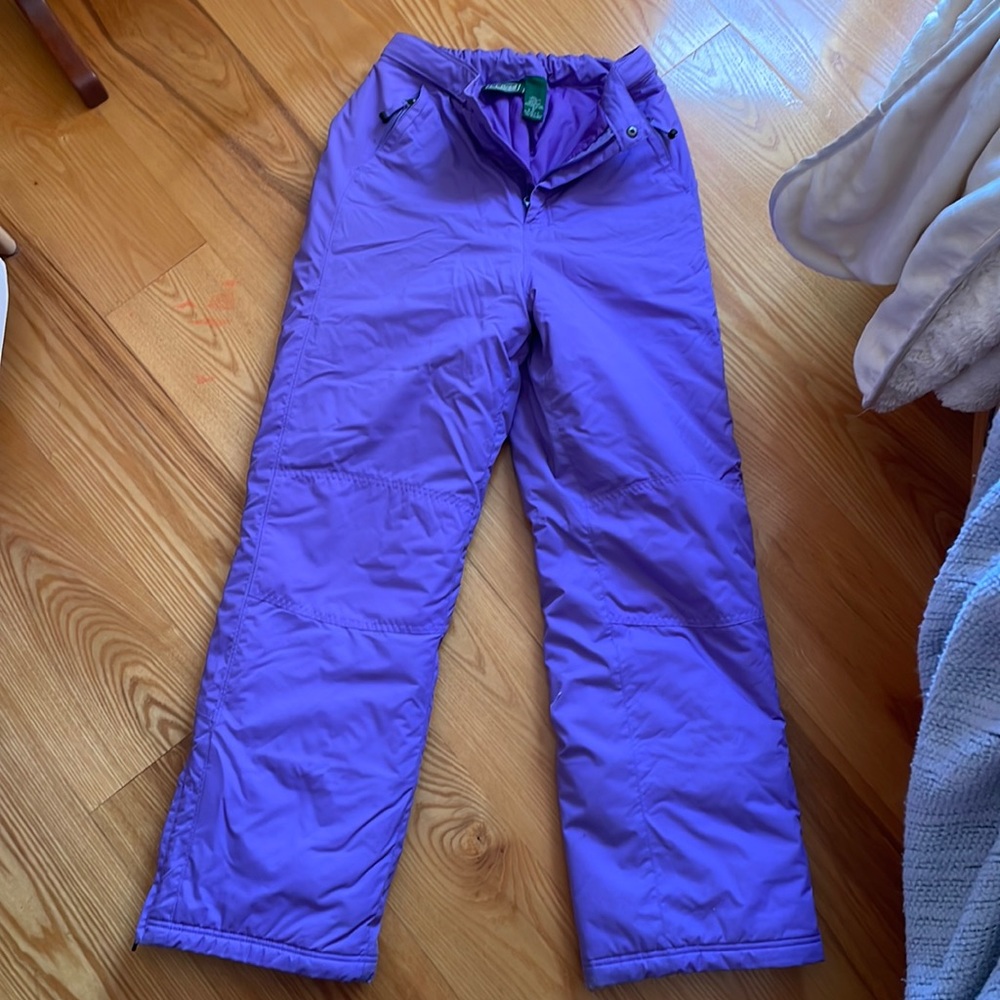 Llbean kids snow pants